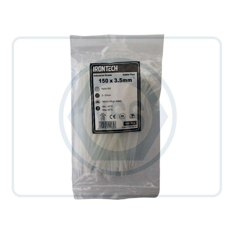 Cable Tie Nylon PA6 Natural