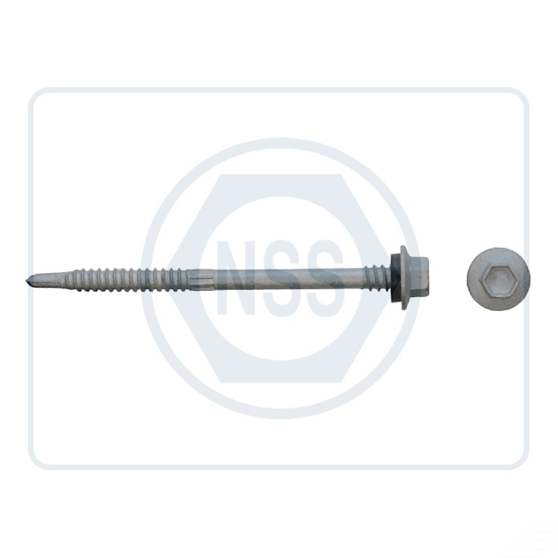 Hex Self Drilling Screw with Seal (for Steel) Class 3 and 4