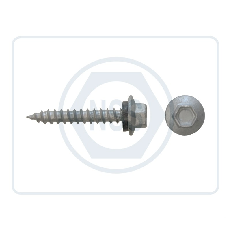 Hex Self Drilling Screw with Seal (for Timber) Class 3 and 4
